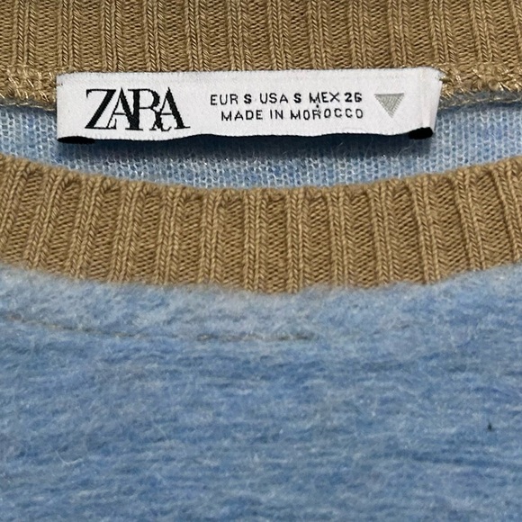 Zara multi coloured cotton sweater - Picture 4 of 4